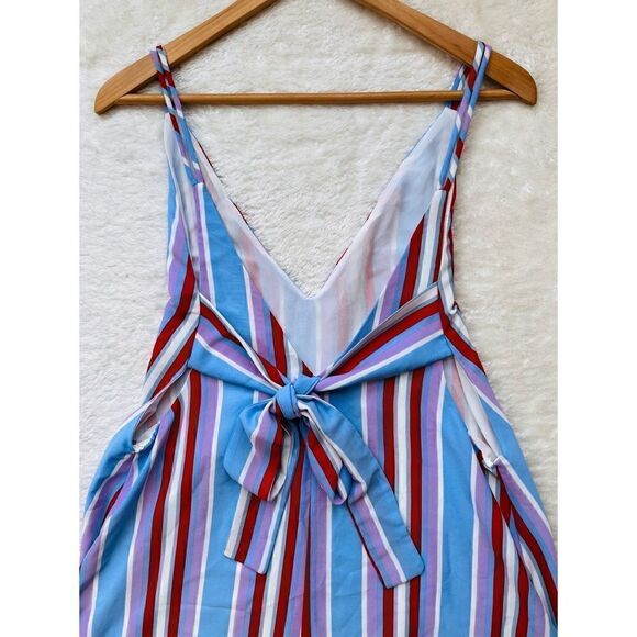 Lulus Set Sail Light Blue Multi Striped Tie-Back
Mini Dress - Picture 15 of 16